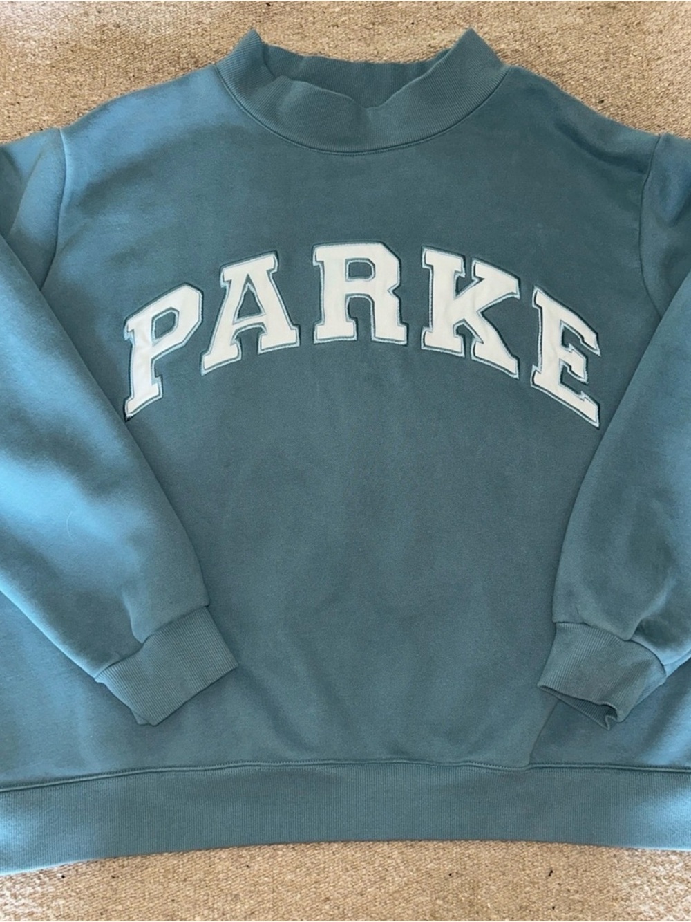 PARKE Blue Varsity Mockneck